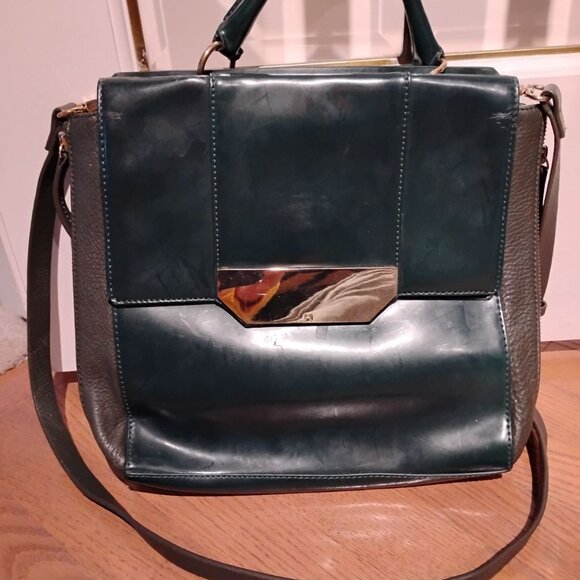 Vintage Halston Heritage Dark Green bag - Picture 2 of 4